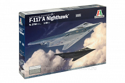 Сборная модель из пластика ИТ Самолет F-117A NIGHTHAWK (1/48) Italeri