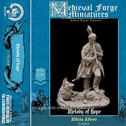 Сборная миниатюра из смолы Melody of Hope, 75 mm (1:24) Medieval Forge Miniatures