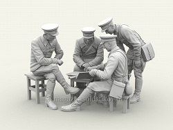 Сборная фигура из смолы Совещание генералов и командиров РККА. 1941, SOGA miniatures (SOGA-22) (SOGA-22 )