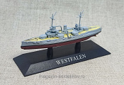 B034 Линейный корабль ВМФ Германской Империи Вестфален (Westfalen) 1:1250 Altaya - фото