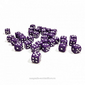 1138 Набор из 36 кубиков D6 (фиолетовый) Звезда
