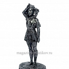 Миниатюра из металла Салютующая пионерка 54 мм, EK Castings (USSR-03) (USSR-03)