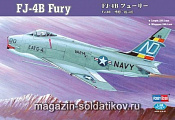 Сборная модель из пластика Самолет «FJ-4B Fury» (1/48) Hobbyboss - фото