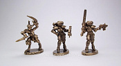 Миниатюра из бронзы Сестры битв (желтая бронза) 40 мм, Миниатюры Пятипалого - фото