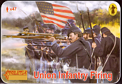 Солдатик из пластика US Infantry Firing (1/72) Strelets - фото