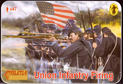Солдатик из пластика US Infantry Firing (1/72) Strelets (159) (159)