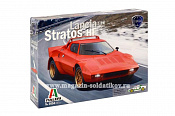 Сборная модель из пластика ИТ Автомобиль LANCIA STRATOS HF (1/24) Italeri - фото