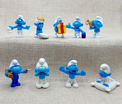 Смурфики, Киндер Н 9 шт - фото