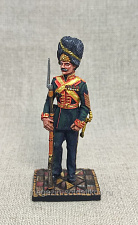 Миниатюра из олова Унтер-офицер роты дворцовых гренадер 1855-1900-е гг., 54 мм, Большой полк - фото