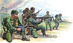 Солдатики из пластика ИТ Набор солдатиков «Американские войска спецназначения (Вьетнам,1968)» ( (1/72) Italeri