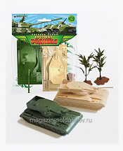 Солдатики из пластика Игровой набор «Танковая дуэль», Биплант - фото