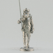 Сборная миниатюра из металла Сержант-орлоносец, идущий, Франция, 28 мм, Аванпост - фото