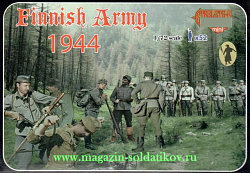 Солдатики из пластика Финская армия, 1944 г. (1/72) Strelets (М096) (М096)
