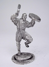 Миниатюра из олова 161 РТ Шаман 54 мм, Ратник - фото
