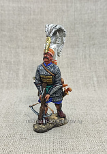 Миниатюра из олова Янычар с арбалетом, 54 мм, Студия Большой полк - фото
