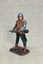 Европейский артиллерист XIV-XV вв. 54 мм - фото