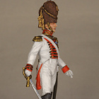 Миниатюра в росписи Офицер гвардейских гренадеров. Вестфалия, 1809-10 гг., 54 мм, Сибирский партизан. (СП276) (СП276)