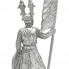 Миниатюра из олова 339. Вахсмут фон Кюнцинген, XIV век, 54 мм, EK Castings (339-К) (339-К)