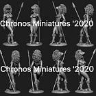 Сборная фигура из смолы Миры Фэнтези: Дикарка, 75 мм Chronos Miniatures