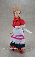 Кукла в летнем костюме Новгородской губернии №25 - фото