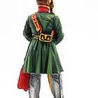 Миниатюра из олова Офицер гусарского полка, Баден, 1812 г., 54 мм, Студия Большой полк (БП0392.12.15.54) (БП0392.12.15.54)
