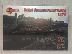 Солдатики из пластика British Commonwealth Troops WWII (1/72) Mars (72127) (72127)