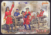 Солдатики из пластика Артиллерия Петра I (1/72) Strelets - фото