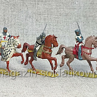 Солдатики из пластика Конные крестоносцы - набор 5 шт., Звезда (566-092) (566-092)