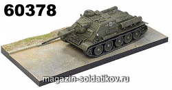 Масштабная модель в сборе и окраске Д СУ-85M с диорамной подставкой (1/72) Dragon (60378) (60378)