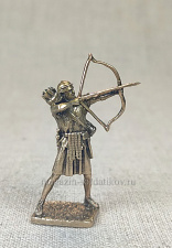 Лучник Рима №2 (желтая бронза) 40 мм, Миниатюры Пятипалого