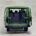 Масштабная модель в сборе и окраске УАЗ 452 открываются двери и багажник, инерционный механизм (Q540-0354) (Q540-0354)