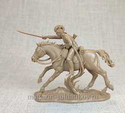Солдатики из пластика Британский легкий драгун в атаке №1 (1:32) Plastic Platoon (PP059) (PP059)