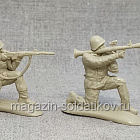 Солдатики из пластика Набор солдатиков №47 «Армия Египта (бежевый, 12 шт)» 1/32 Инженеръ Басевичъ