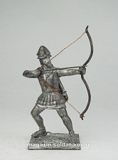 Миниатюра из металла Греческий лучник, 54 мм, Магазин Солдатики - фото