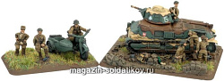 Миниатюра из металла Charles deGaulle & Somua Objective (15мм) Flames of War (FR880) (FR880)
