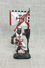 Миниатюра из олова Рыцарь ордена Калатравы XIII в., 54 мм, Студия Большой полк - фото