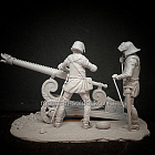 Сборная миниатюра из смолы Фальконет, Франция, XV век, 54 мм, TRILOKA miniatures (TLK-54-032) (TLK-54-032)