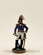 Миниатюра из олова Вице-король Италии Евгений Богарне. Франция, 1809-14 гг, Студия Большой полк - фото