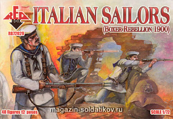 Солдатики из пластика Итальянские Моряки 1900 (1/72) Red Box (RB72029) (RB72029)