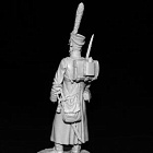 Сборная миниатюра из металла Русский гренадер в шинели, 1812 г, 54 мм, Chronos miniatures (CHM-54155(M)) (CHM-54155(M))