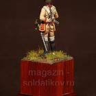 Сборная фигура из смолы SM 5422 Прусский кирасир. 1756-1763 годы, 54 мм, SOGA miniatures (SM-5422) (SM-5422)