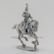 Сборная миниатюра из смолы Трубач драгунского полка, 28 мм, Аванпост - фото