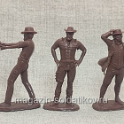 Солдатики из мягкого резиноподобного пластика Ковбои №4, набор 6 шт, 1/32 Soldiers. Есть