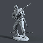 Сборная миниатюра из смолы Австро-венгерский пехотинец №2 Shot Mini (AM-1-2) (AM-1-2)