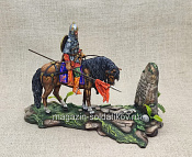 Миниатюра из олова Витязь на распутье, 54 мм, Студия Большой полк - фото