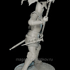 Сборная миниатюра из смолы Рыцарь Азенкура 75 мм (1:24) Medieval Forge Miniatures (C-75-115) (C-75-115)