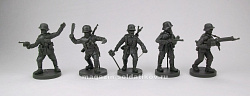 Солдатики из пластика Германская Армия в Первой мировой, набор из 5 фигур, Солдатики «Урфина Джюса»