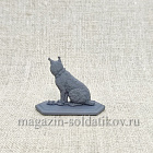 Солдатики из пластика Рысь боевая 1, цвет - серый, Воины и битвы (CN312) (CN312)