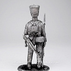 Миниатюра из олова 359 РТ Рядовой гарнизонных полков, 1812 г., 54 мм, Ратник