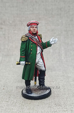 Миниатюра в росписи Фельдмаршал Кутузов 1812 г., 54 мм, Студия Большой полк (ИЛ2340.12.03.54) (ИЛ2340.12.03.54)